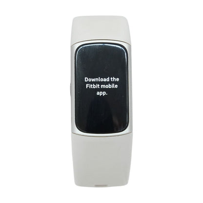 Charge 6 Silver Activity Tracker Beige Band S/M