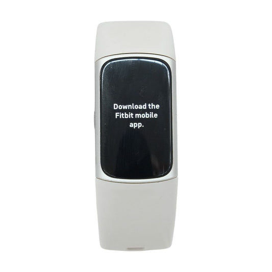 Charge 6 Silver Activity Tracker Beige Band S/M