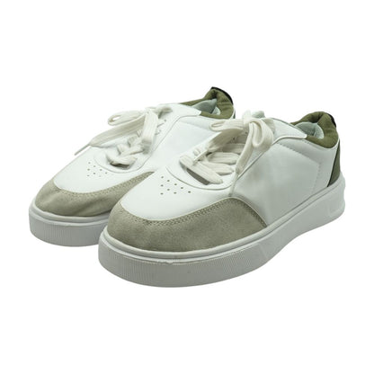 Chunky Sole White Low Top Athletic Shoes