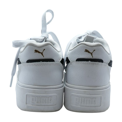 Karmen Rebelle Platform White Low Top Athletic Shoes