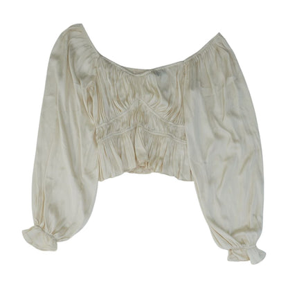 Ivory Cropped Blouse