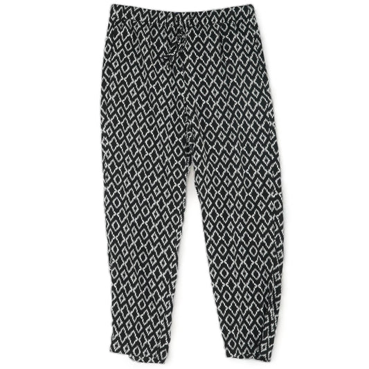 Black Graphic Pants