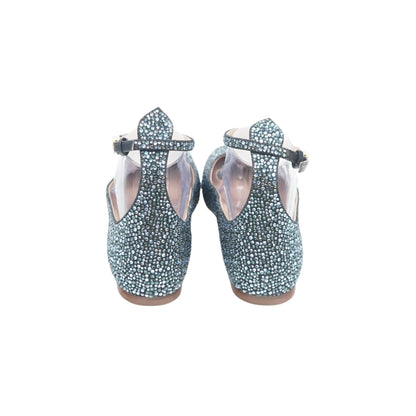 Tan-Go Ballerina with Crystal Appliques in Blue