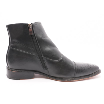 Trey Black Synthetic Ankle Boots