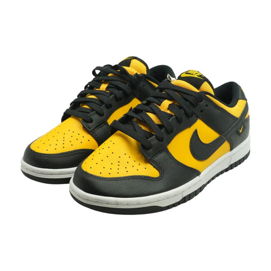Dunk Low Yellow Leather Low Top Athletic Shoes