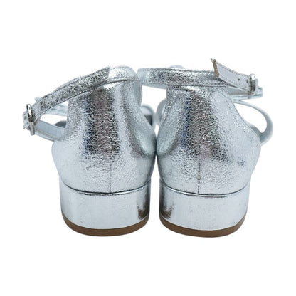 Ava Dress Silver Sandals