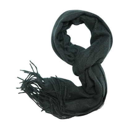 Black Polyester Scarf