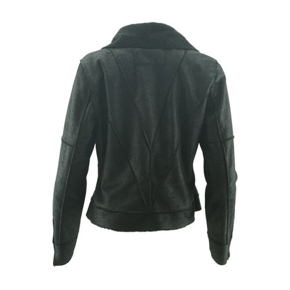 Black Faux Leather Jacket