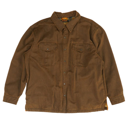 Brown Solid Lightweight Jacket
