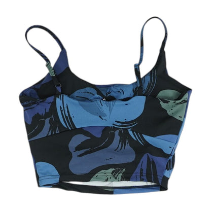 Blue Misc Sports Bra