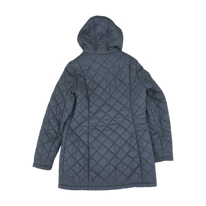 Gray Solid Puffer Jacket