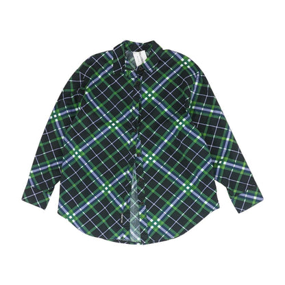 Multi Plaid Button Down