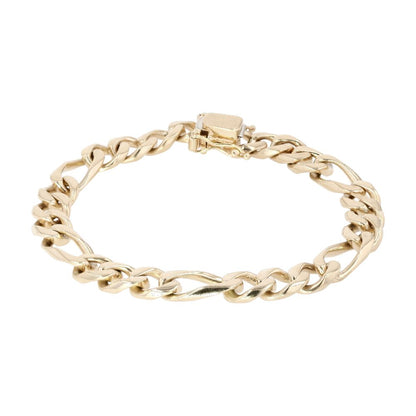 14K Gold Figaro Link Bracelet