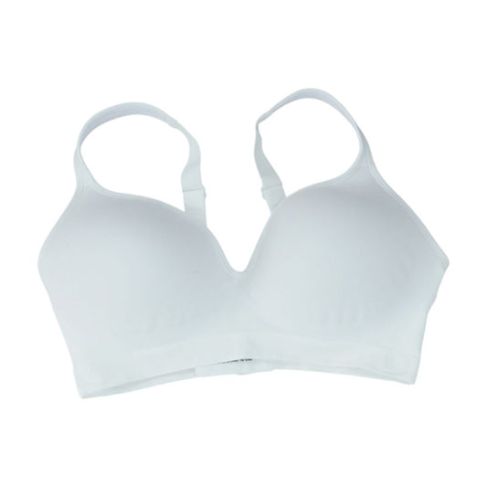 White Solid Bra