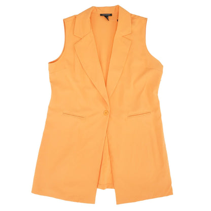 Orange Solid Vest