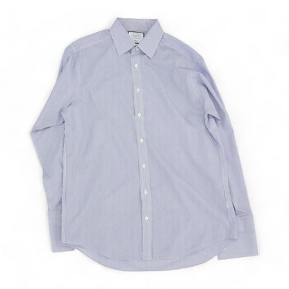 Blue Striped Long Sleeve Button Down