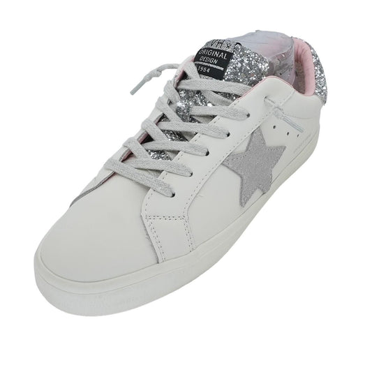 White Low Top Athletic Shoes