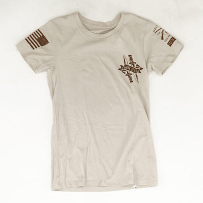 Ivory Solid Graphic/logo T-Shirt