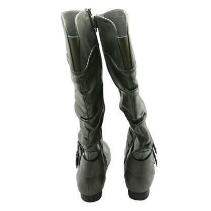 Coco Gray Knee High Boots