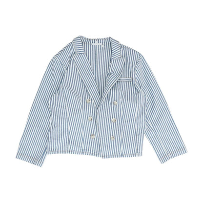 Blue Striped Blazer