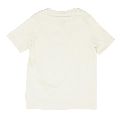 Ivory Solid Crewneck T-Shirt