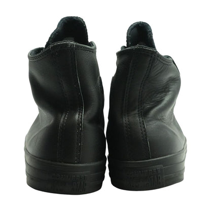 High Top leather Black High Top Athletic Shoes