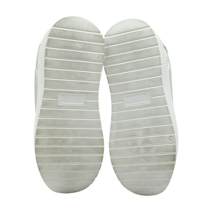 Platform Sneakers Silver Low Top Athletic Shoes