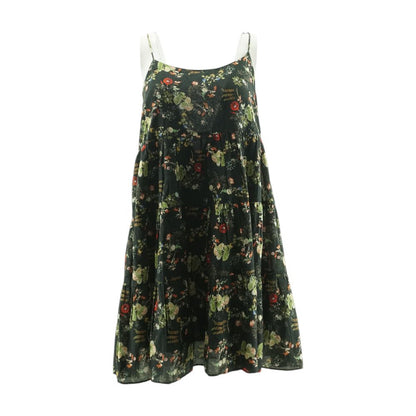 Black Floral Mini Dress