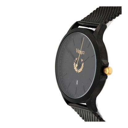 Black Stainless Steel Watch W/ Black Dial & Black Band