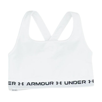 White Solid Sports Bra