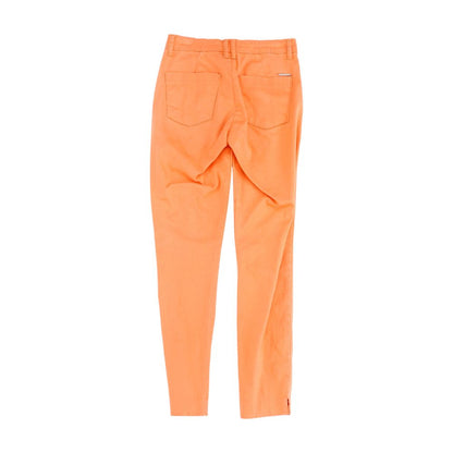 Orange Solid Pants