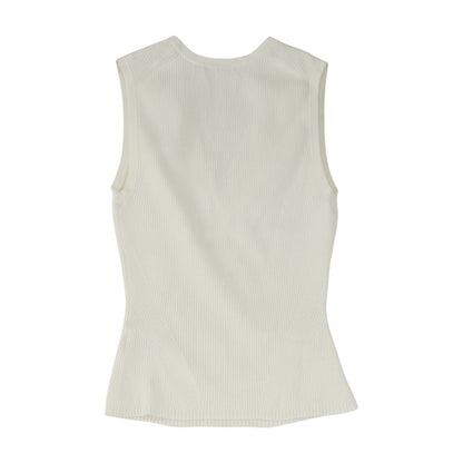 White Tank Knit Top