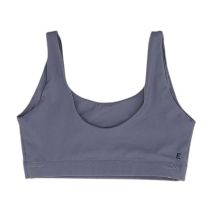 Purple Solid Sports Bra