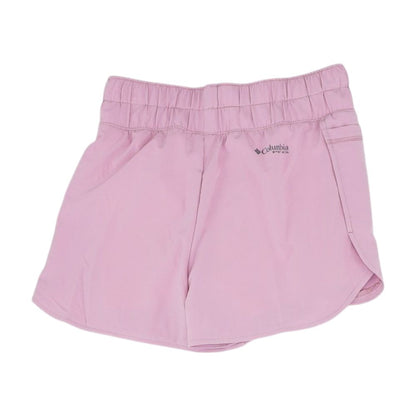 Pink Solid Active Shorts
