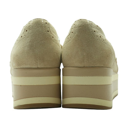 Beige Loafer Flats