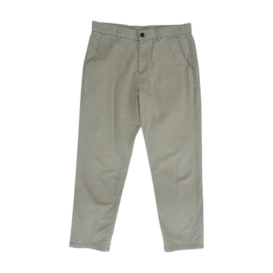 Brown Solid Chino Pants
