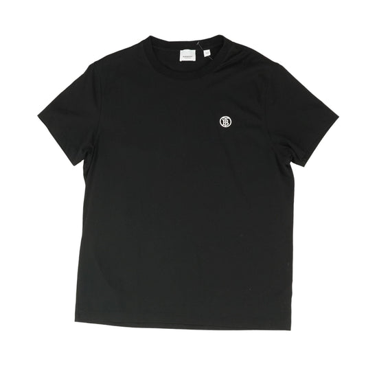 Black Parker Embroidered Detail Crewneck T-Shirt