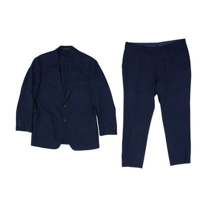 Navy Wool Traveller 2pc Suit