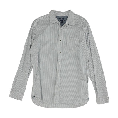 Blue Striped Long Sleeve Button Down