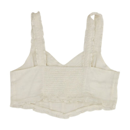 Ivory Cropped Knit Top