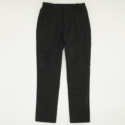 Black Solid Sweatpants