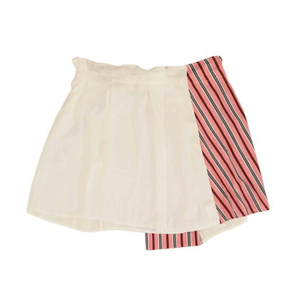 Pink Striped Skirt Suit Skirt