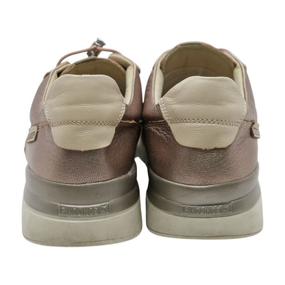 Bronze Low Top Athletic Shoes