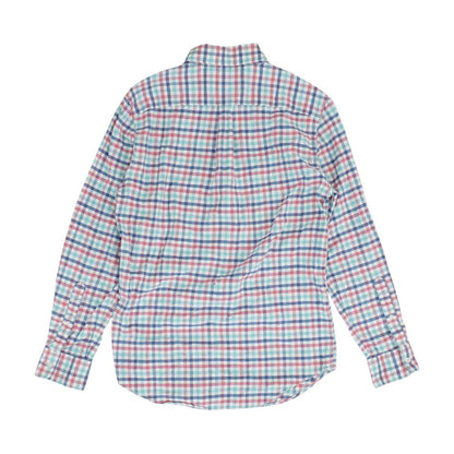 Multi Check Long Sleeve Button Down