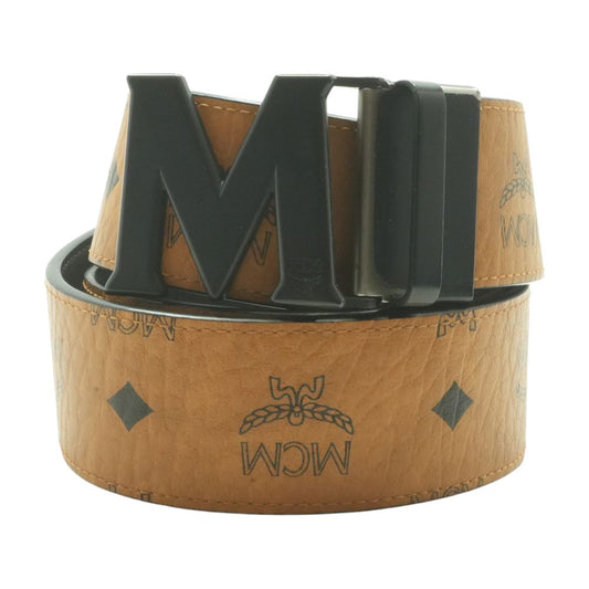 Brown Leather Claus M Reversable Belt