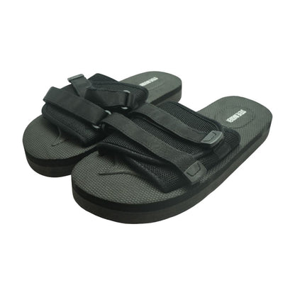 Black Casual Slide Sandals