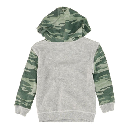Gray Camo Hoodie Pullover