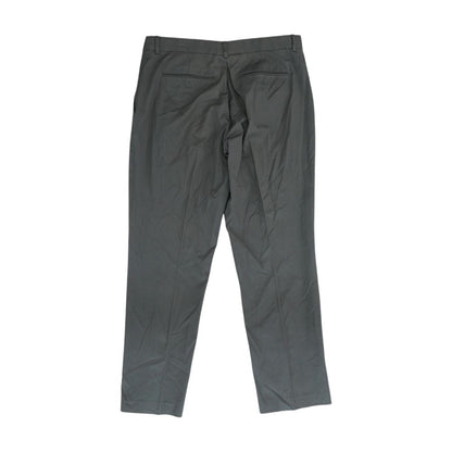 Gray Solid Khaki Pants