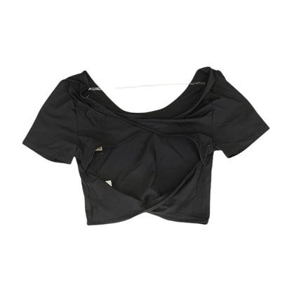 Black Solid Active T-Shirt