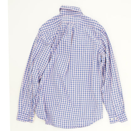Pink Check Long Sleeve Button Down